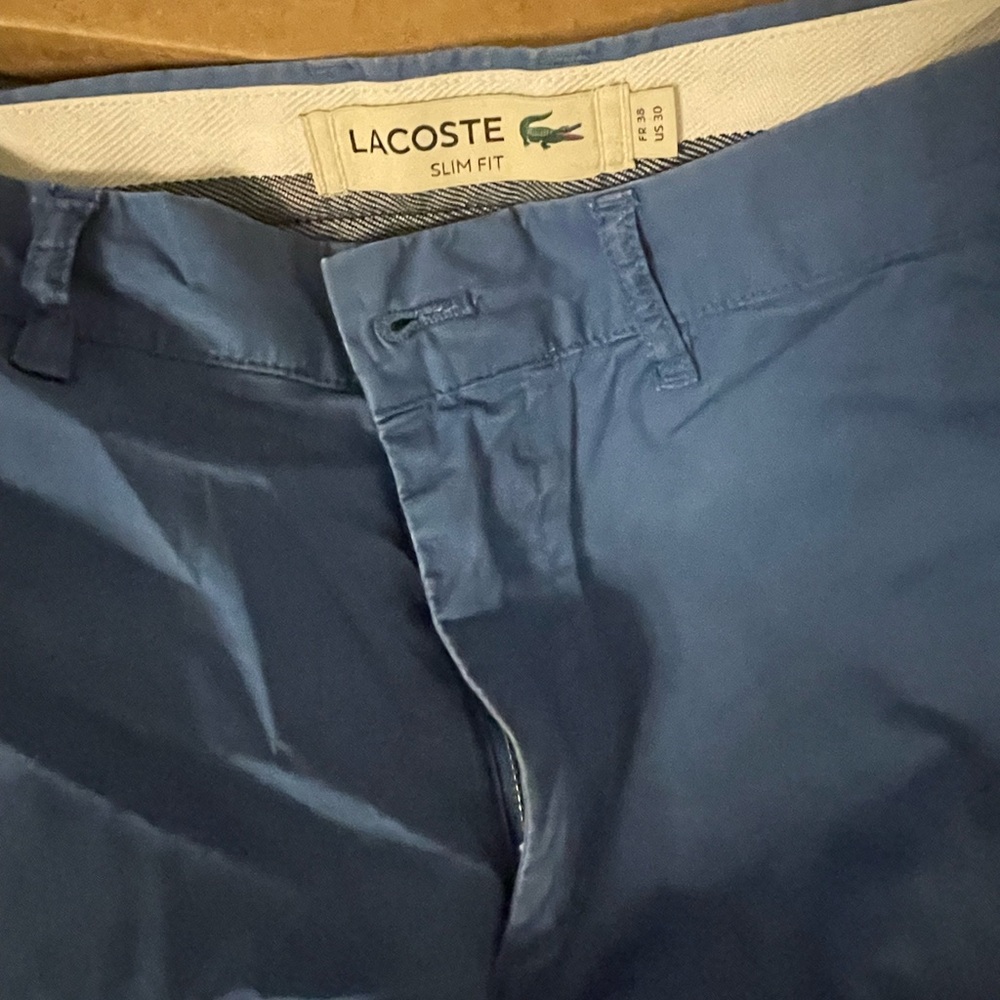 Lacoste Blue Slim Fit Pants